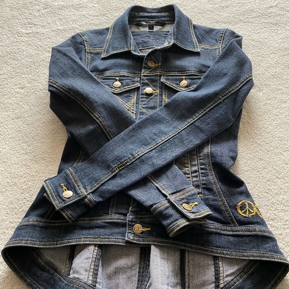 Vintage Charlie Brown hi-lo denim jacket - Picture 2 of 5